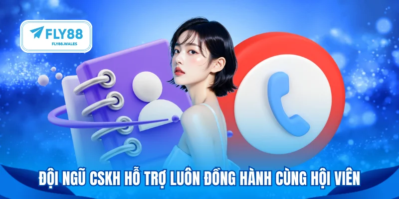 Đội ngũ CSKH hỗ trợ luôn đồng hành cùng hội viên