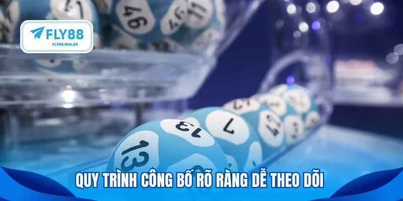 Quy trình công bố rõ ràng dễ theo dõi 